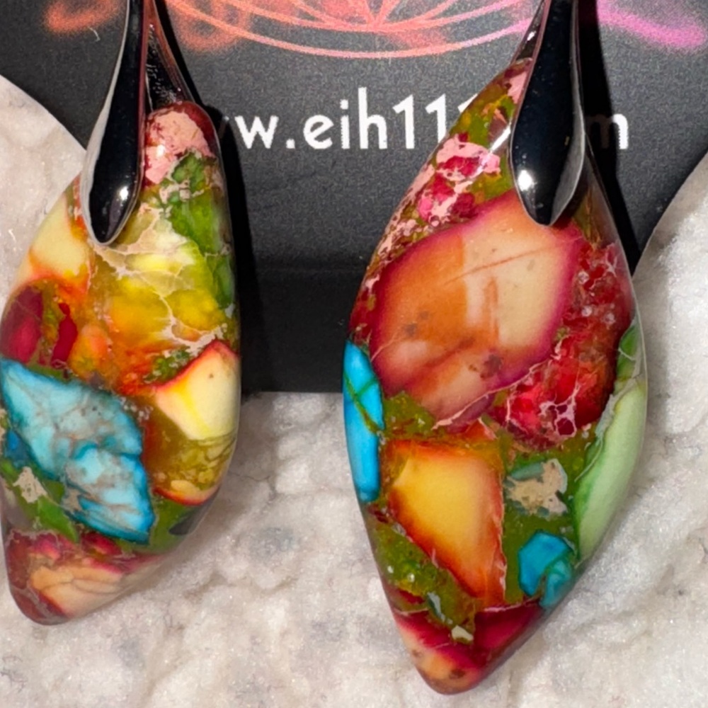 Multicolor Earrings - Picture 2 of 3